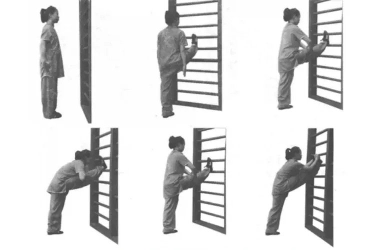 压腿的正确方法图解