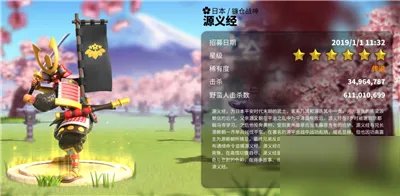 万国觉醒镰仓战神源义经怎么样 镰仓战神源义经强度评测