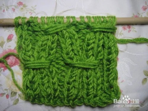 围巾的织法——玉米花详细图解