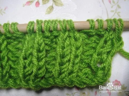 围巾的织法——玉米花详细图解