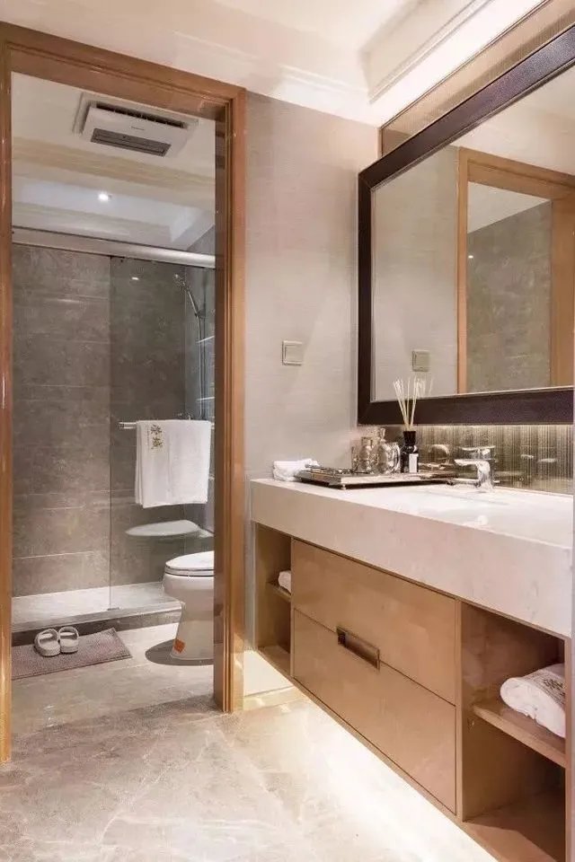 适合卫生间铺的地砖，56款效果美图供参考！