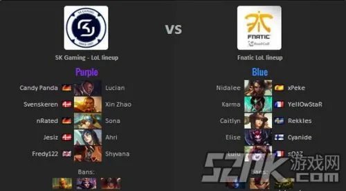 《英雄联盟LOL》欧洲LCS春季赛决赛fnatic VS SK