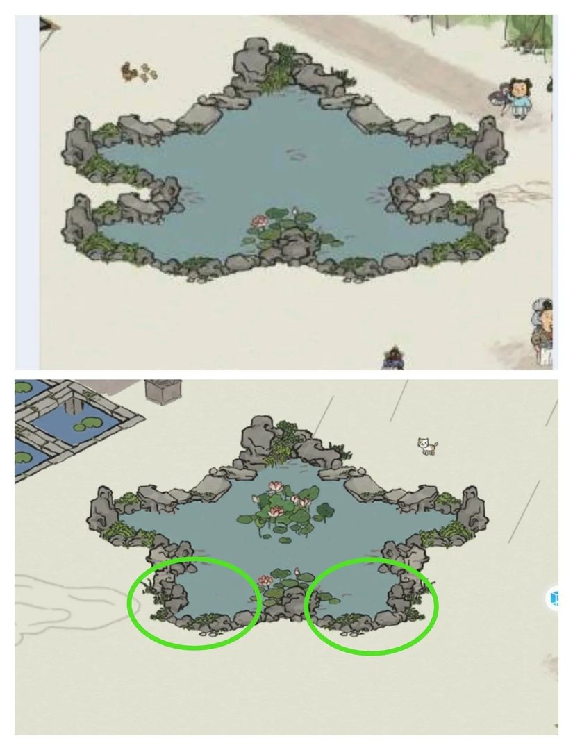 江南百景图五角池塘布局攻略