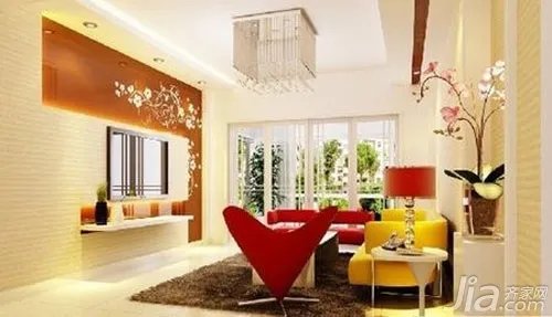 奢华而温馨 交换空间客厅效果图