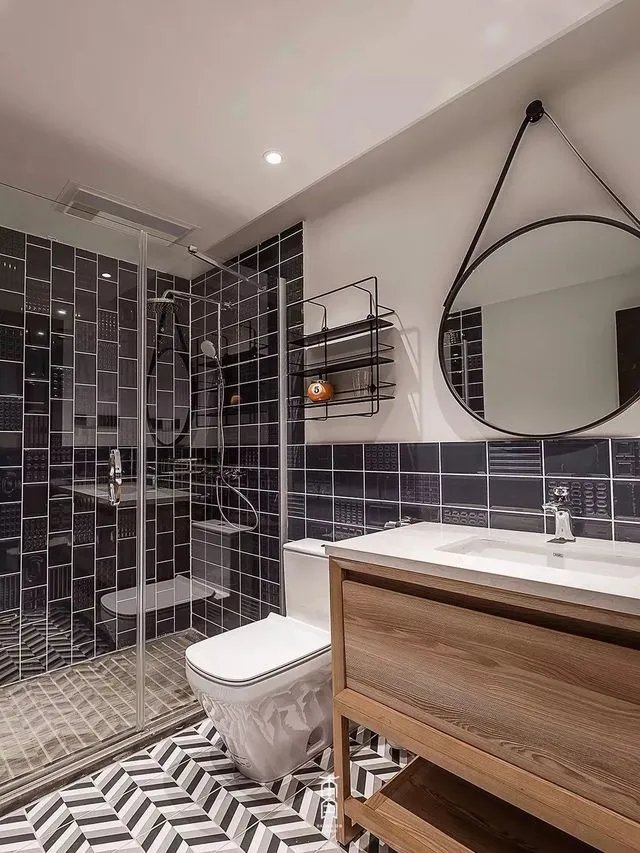 适合卫生间铺的地砖，56款效果美图供参考！