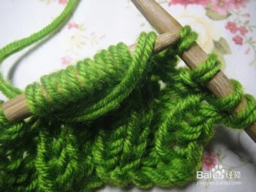 围巾的织法——玉米花详细图解
