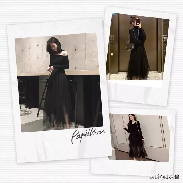 黑色纱裙怎么搭?