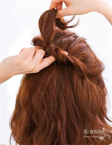 韩式花苞头的扎法步骤图解