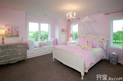 公主卧室就该这样装饰，简直美翻了！
