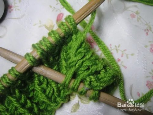 围巾的织法——玉米花详细图解