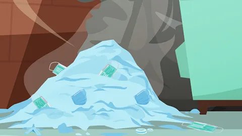 白色口罩怎么分正反面