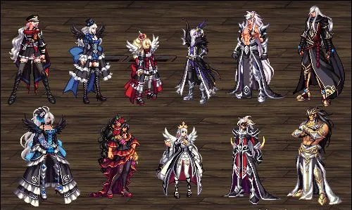 DNF第8套稀有装扮晶辉权倾天下套展示图