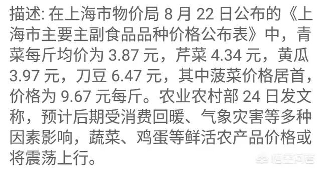 全国蔬菜价格上涨，你怎么看？