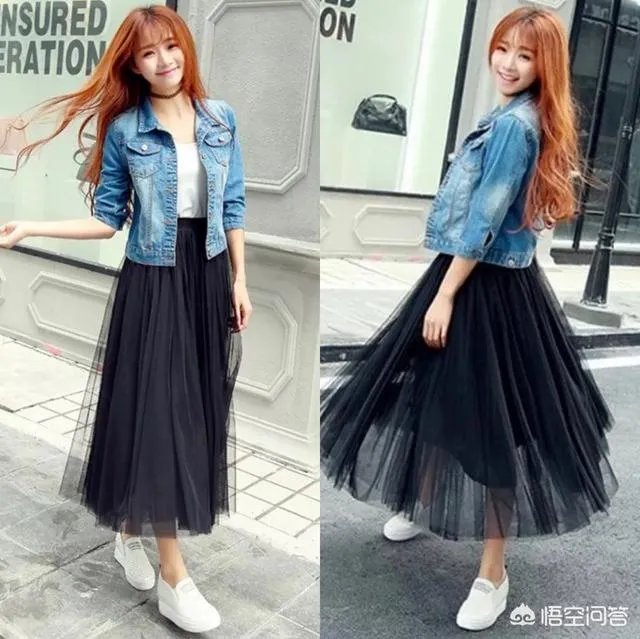 黑色纱裙怎么搭?