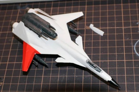 片翼的妖精 寿屋《皇牌空战zero》ADFX01+TLS模型赏