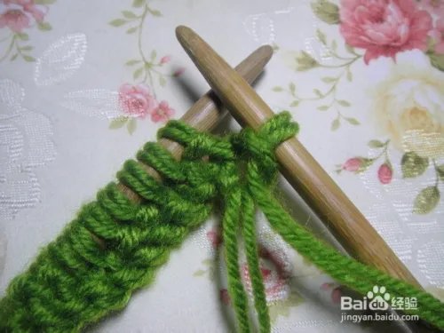 围巾的织法——玉米花详细图解