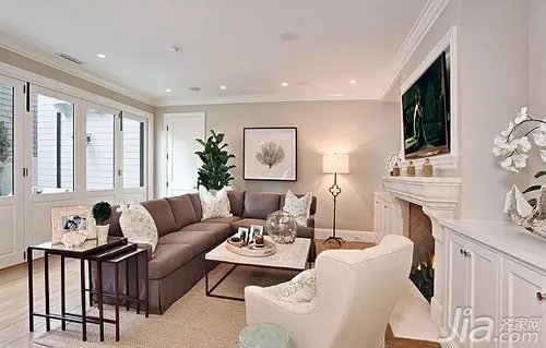 奢华而温馨 交换空间客厅效果图