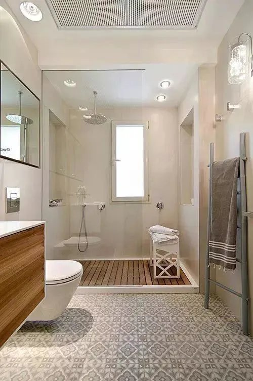 适合卫生间铺的地砖，56款效果美图供参考！