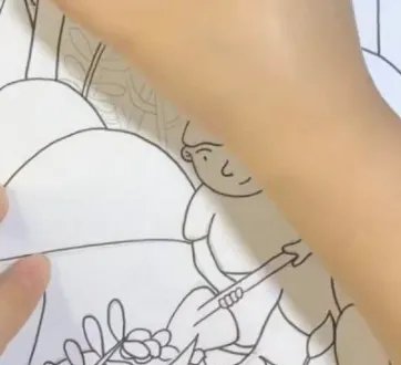 植树节画画简单又漂亮的画二年级 小学生二年级植树图画