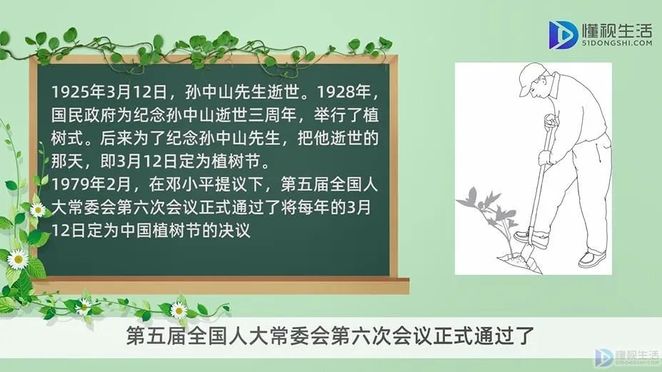 植树节的由来简介