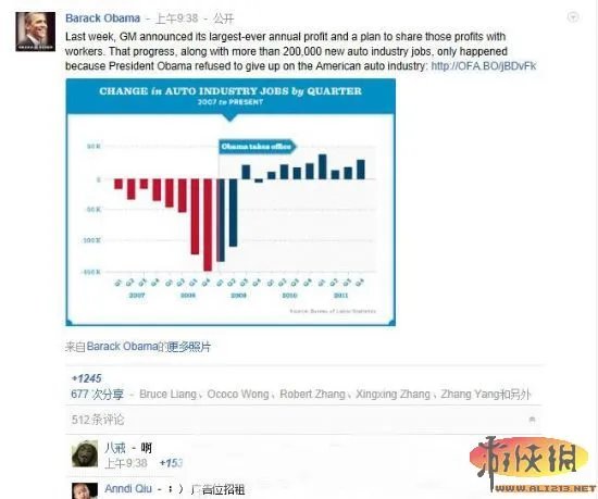 匪夷所思！中国网民成功占领奥巴马Google+