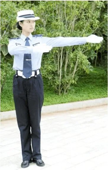 交通警察手势信号图解该怎么记忆