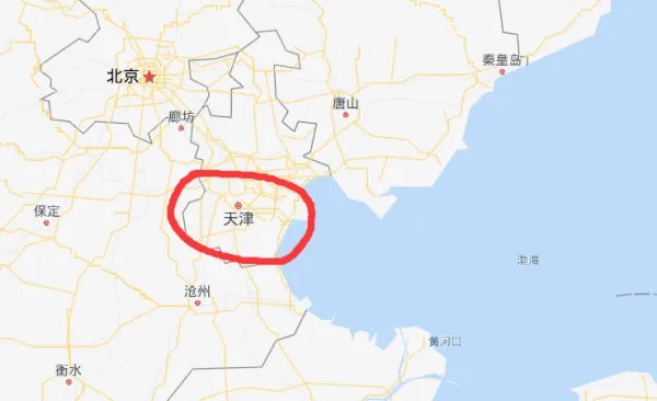 天津地图位置