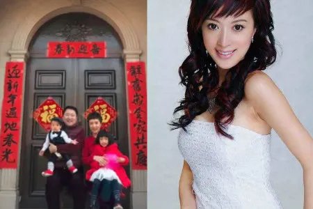 金巧巧晒一家四口 全家福甜蜜满分