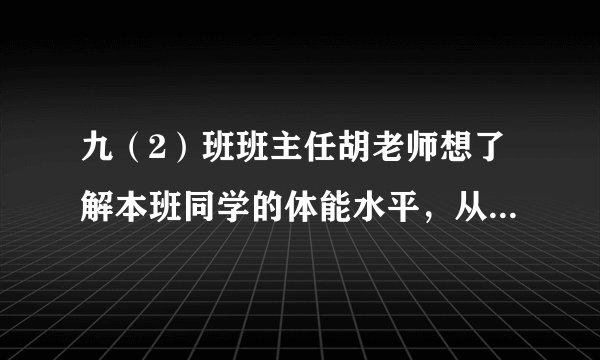九（2）班班主任胡老师想了解本班同学的体能水平，从本班花名册中随机抽取四位同学A，B，C，D进行体能测试.（1）“A同学是八（1）同学”这一事件是_____事件（填“随机”，“必然”或“不可能”）；（2）为了强调体能训练要从平时抓起，胡老师随机从这四位同学中抽取两位，在班会上进行点评，用树状图或列表法，求同学C被点评的概率.