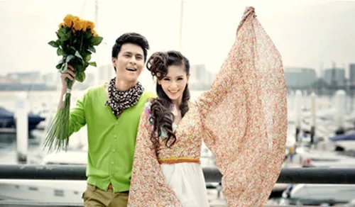 潮州婚纱照哪家比较好  潮州米兰婚纱照价格表