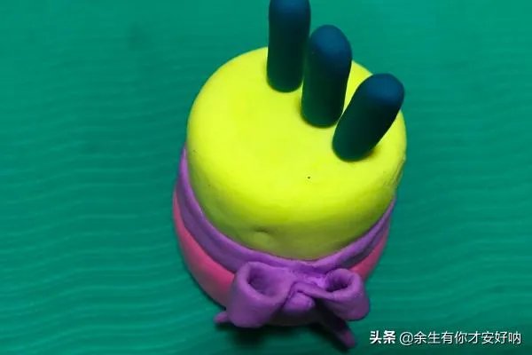 超轻粘土生日蛋糕教程？