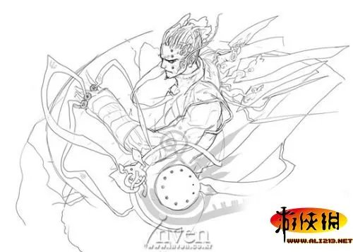 《创世纪战4》角色原画集曝光 颇具金亨泰风格