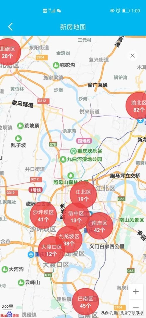 想买重庆北区，推荐一下地段呗