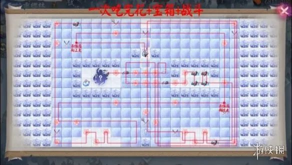 《阴阳师》枝垂樱林路线图 雪落樱祭樱林试炼枝垂怎么走