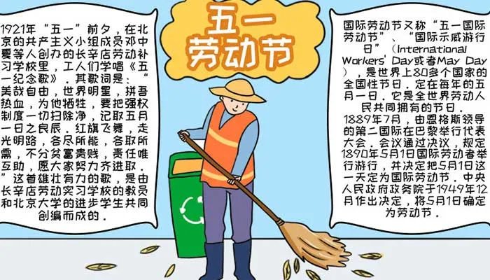 五一劳动节的手抄报怎么写 五一手抄报内容大全