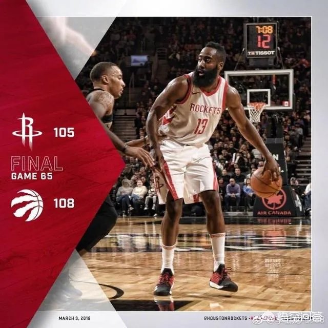 哈登发飙火箭逆转未遂，连胜被终结，如何看待猛龙火箭这场精彩的榜首大战？