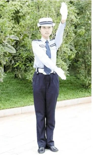 交通警察手势信号图解该怎么记忆