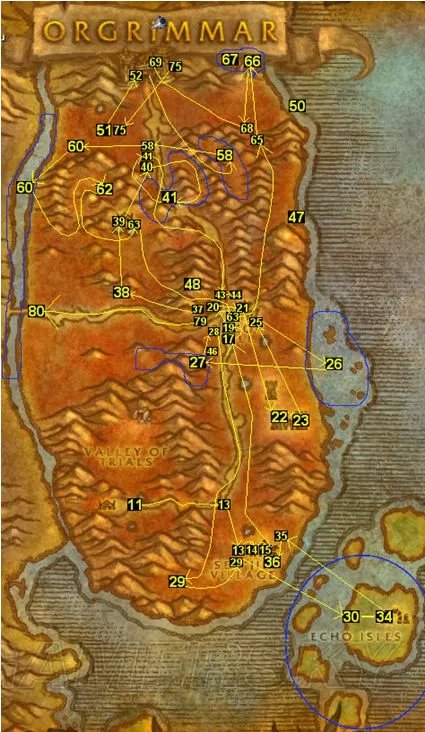 魔兽世界怀旧服部落升级攻略 WOW部落1-60升级路线与任务路线大全