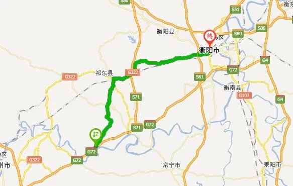 衡枣高速公路潘市到衡阳段有多少公里