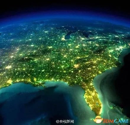 NASA航拍地球夜景 你能分辨出照片上的是哪里吗？