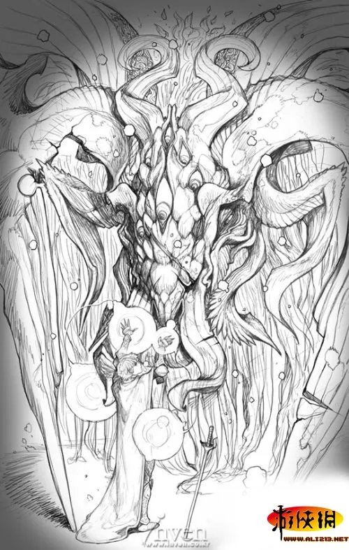 《创世纪战4》角色原画集曝光 颇具金亨泰风格