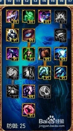 lol通用肉天赋加点符文天赋加点图