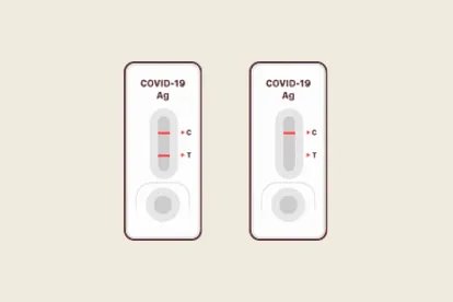 第一次检测阳性,第二次检测阴性