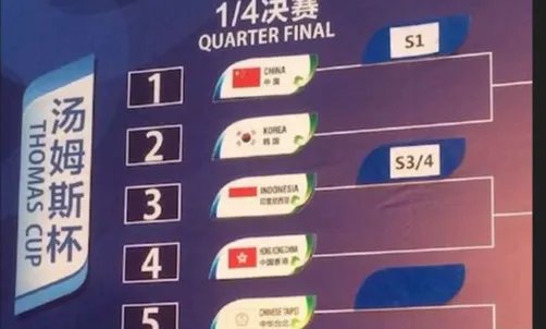 2022汤尤杯比赛直播