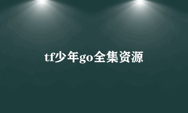 tf少年go全集资源