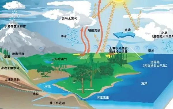 为什么雨水和海水循环