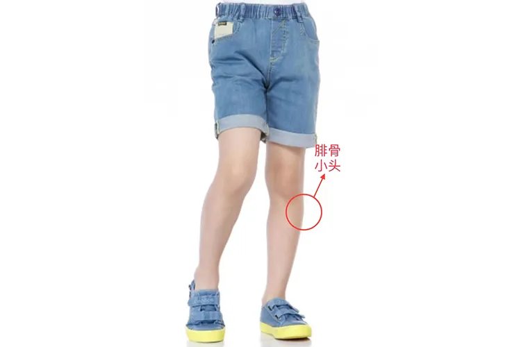 小孩膝盖外侧骨头突出图片