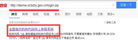 组织机构代码证年检