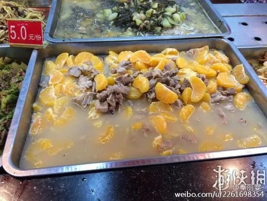 高校饭堂现奇葩菜 那些一见毁三观的第八菜系食堂菜