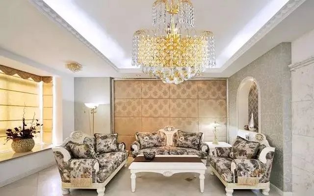 客厅水晶灯图片 水晶灯轻奢客厅装饰